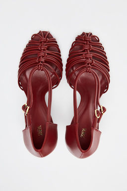 HIGH-HEEL CAGE SANDALS - Zara фото 7