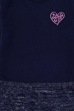 K_z _ocuk Lacivert Triko Elbise - U.s. polo assn фото 5