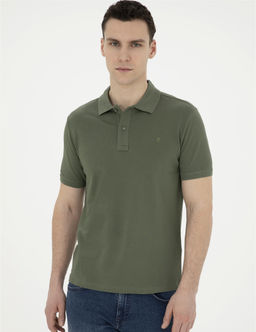 Haki Slim Fit Basic Ti__rt - Pierre cardin фото 3