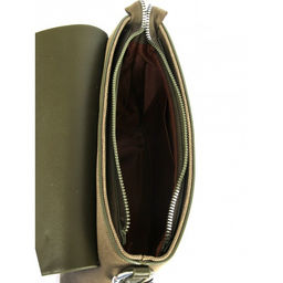 Сумка женская искусственная кожа XHD-6039, 1отд, 2плеч/рем, хаки SALE 263262 - Adelia фото 4