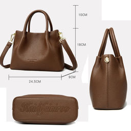 Сумка A-6808-Brown - Ferro фото 3