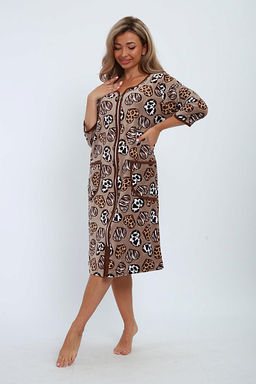 Халат велюровый на молнии (941-6) - Плиона фото 97