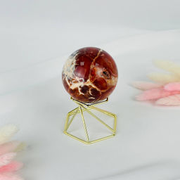 Шар из Сердолика на подставке