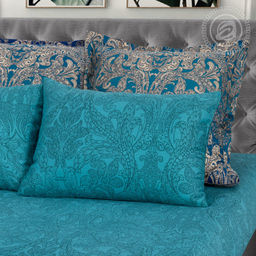 Постельное белье Серебряные нити (сатин Россия) Семейный/Пододеяльник (молния): 2 шт. - 215*145; Простыня: 1 шт. - 215*240; Наволочка (клапан, ушки): 2 шт. - 70*70; Наволочка (клапан): 2 шт. - 50*70 Россия - Артпостель фото 4