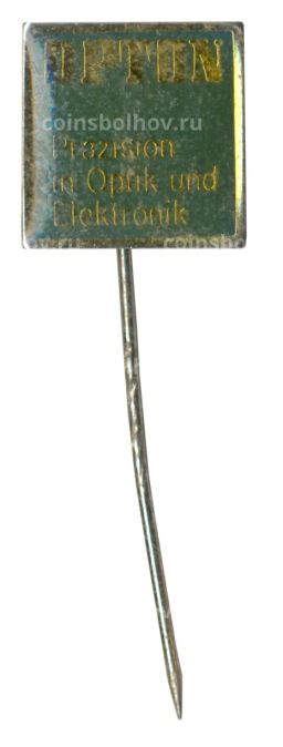 Значок рекламный Opton (Германия)