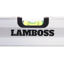 Уровень строительный алюминиевый Lamboss, 3 глазка, 50см