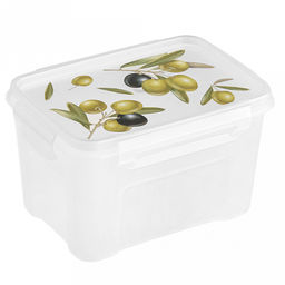 Контейнер для продуктов пластмассовый Fresh 1,1л, 16,5х11,6х9,5см, прямоугольный, подходит для СВЧ (Россия)