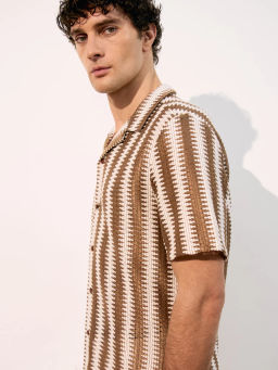 Рубашка из фактурного хлопка ZR2605043005-65 / Zarina