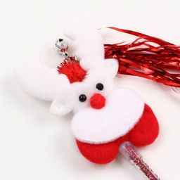 Дразнилка для кошек с бубенчиком Новогодний заяц, 30 см - Пижон фото 3