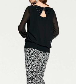 Блузка, черная - Ashley brooke фото 4