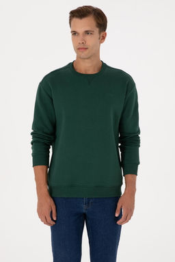 Erkek Koyu Ye_il Basic Sweatshirt Sepette S_rpriz _ndirim - U.s. polo assn фото 3