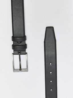 Deri G?r?n?ml? Erkek Chino Kemeri