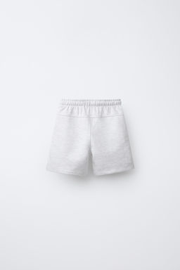 STRAIGHT FIT TEXTURED TEXT BERMUDA SHORTS - Zara фото 2