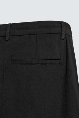 RELAXED FIT COTTON - LINEN TROUSERS - Zara фото 7