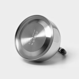 Чайник Доляна «Чёрная ночь», 2 л, со свистком, индукция, нержавеющая сталь, хромированный