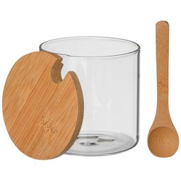 НАБОР ЕМКОСТИ ДЛЯ СЫПУЧИХ AGNESS NATIVE, 10 ПРЕДМЕТОВ, ДИАМЕТР 8 СМ, ВЫСОТА 8 СМ БОРОСИЛИКАТНОЕ  фото 4