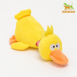 Игрушка текстильная Утёнок , 19 х 11,5 см, жёлтая