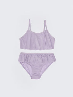 F?rf?r ve Sim Detayl? K?z ?ocuk Bikini