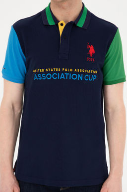 Мужская темно-синяя футболка Неожиданная скидка в корзине - U.s. polo assn фото 13