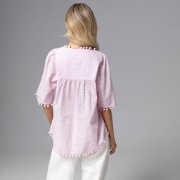 Блуза из 100% хлопка Летний фольклор - Charutti фото 17