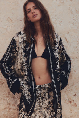 Pantal?n estampado con cord?n de ajuste - H&m фото 3