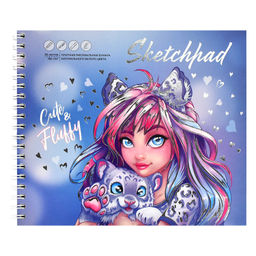 Альбом для рисования (Скетчпад) 168х195 мм, 30 л, блок - рисовальная бумага 160 г/м?, арт. 64895/С РОМАНТИЧНЫЕ ДЕВУШКИ