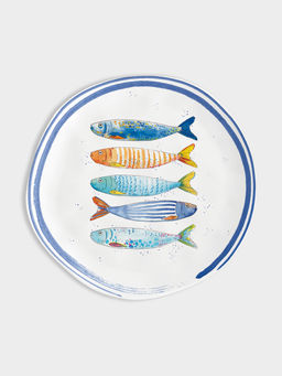 Тарелка закусочная Морской берег, 21 см - Easy life фото 4