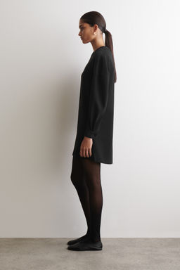 VESTIDO CORTO ESTRUCTURADO DE MANGA LARGA - H&m фото 3