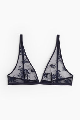 Sujetador suave de encaje sin acolchado - H&m фото 4