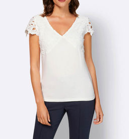 Блузка, экрю - Ashley brooke фото 3