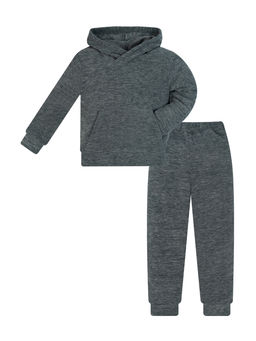 Костюм детский флисовый темно-серый 7043кт (128, 64)
