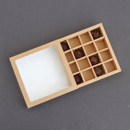 Цена за 5 шт. Коробка для конфет, крафт, 17,5 х 17,5 х 4 см - Simaland фото 4