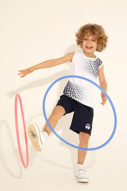 Шорты U.S. Polo Assn темно-синие хлопок  фото 13