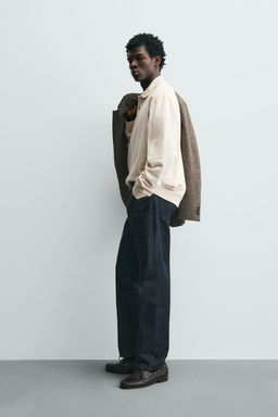 TEXTURED REGULAR FIT POLO SHIRT - Zara фото 4