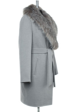 02-2959 Пальто женское утепленное (пояс) - El podio фото 6