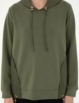 Haki Comfort Fit Modal Kuma_ Sweatshirt