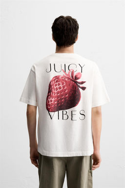 STRAWBERRY PRINT T-SHIRT - Zara фото 3