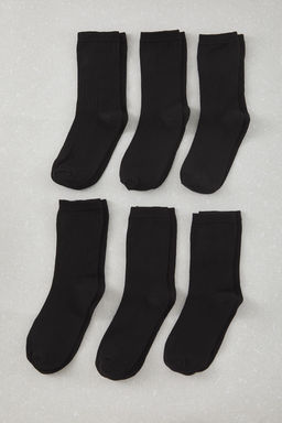 TRENDYOL MAN Beyaz Unisex 6l? Pamuklu Dokulu Kolej-Tenis-Orta Boy Corap TMNAW25CO00010 - Trendyolmilla фото 5