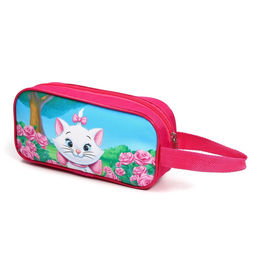 Косметичка детская для девочки 22×11×1.5 см, Коты аристократы