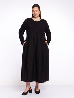 Платье баллон PP33506BLK01