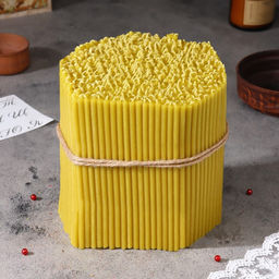 Свечи церковные медовые, №120, упаковка 2 кг, парафин, воск и медовое масло