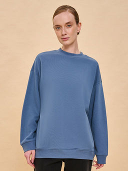 PELICAN, толстовка женская, Джинс  фото 2