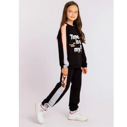 Костюм спортивный футер 2х нитка петля 8041300103 8041300103 купить оптом по цене 887 ?| Фабрика детской одежды Юлла - Youlala фото 14