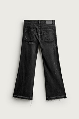 JEANS FLARE FIT COSTURAS / Negro - Zara фото 8