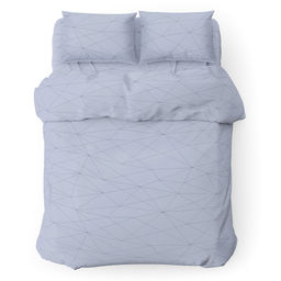 Пододеяльник на кнопках Евро Макси "Я верю в себя-Б" 8/1 лавандовый 240х215см, поплин "Комфорт" 115г/м2, хлопок 100%, упаковка "классическая" ПВХ 28х41см, "Домашняя мода" (Россия)