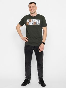 CRB wear/FSSM 60228-35 Футболка мужская,хаки/Ex.Cherubino фото 3