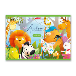 Светоч 12АЛСК4_1_3_9 Альбом для рисования 100 г/м2 A4 29 х 20.5 см на скобе 12 л. 10 шт. 000644 Весёлые картинки  фото 45