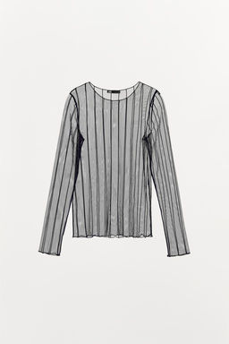 EMBROIDERED TULLE T-SHIRT - Zara фото 5