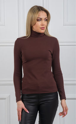 Водолазка "Коричневый янтарный"