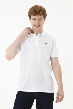 Мужская белая базовая футболка